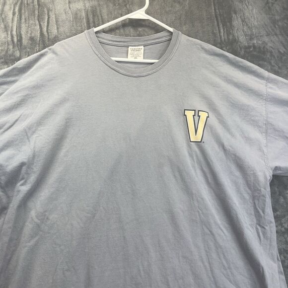 Vanderbilt University Commodore Baseball Unisex Tshirt 3XL Comfort Colors TN - Picture 2 of 13